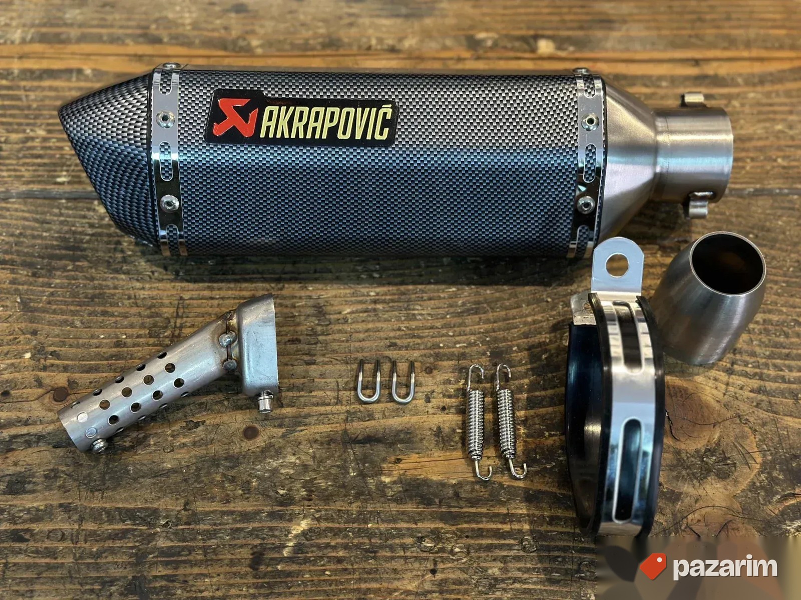 Auspuh 39cm AKCIJA! Akrapovic za motor atv skuter PEDA kvad 1