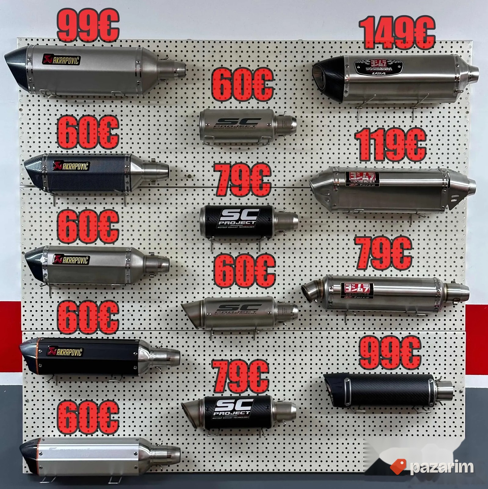 Auspuh za motor - AKCIJA! Akrapovic Kvad atv skuter quad cf 1