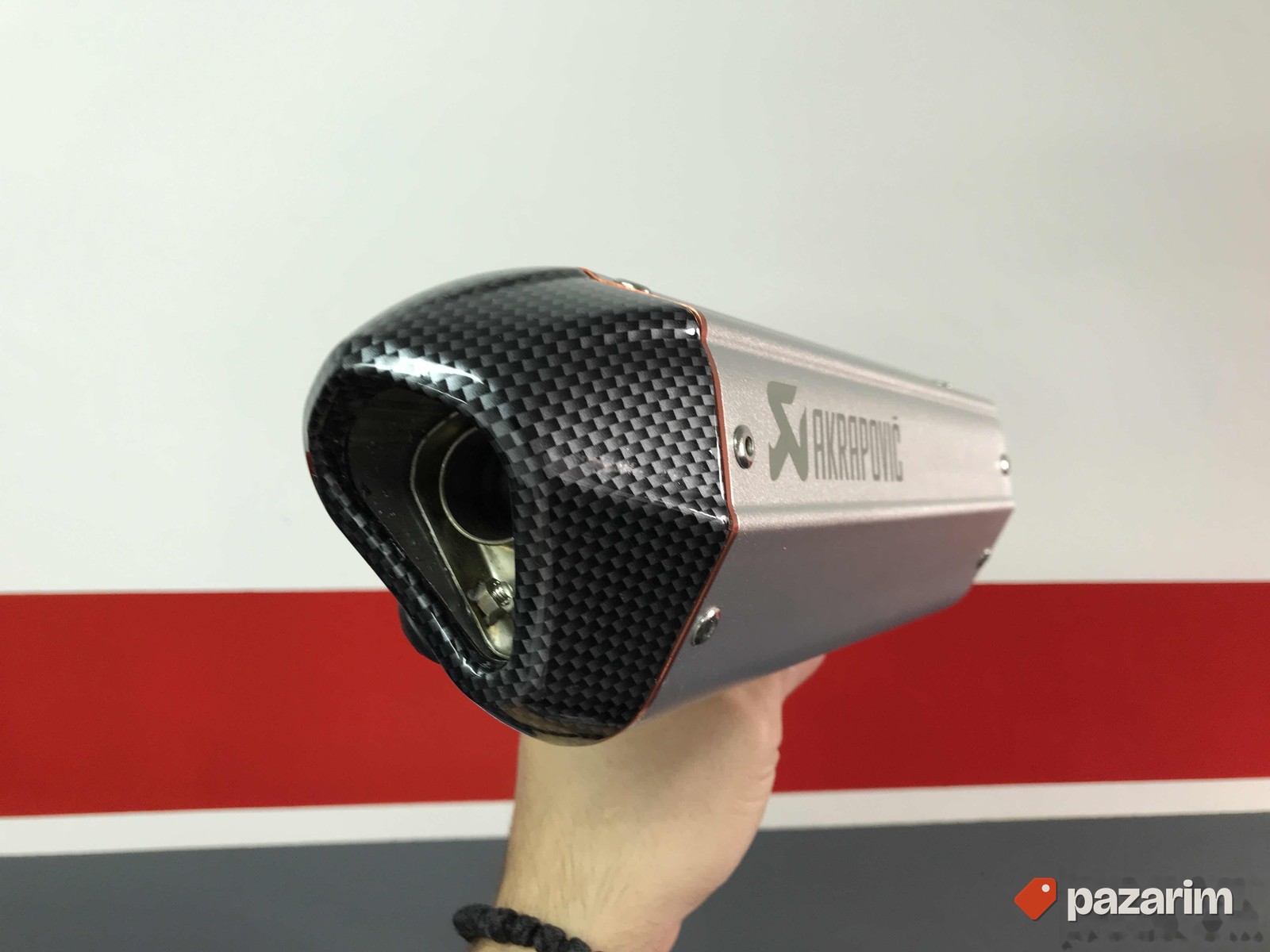 Auspuh za motor 42cm - Akrapovic Silver 2