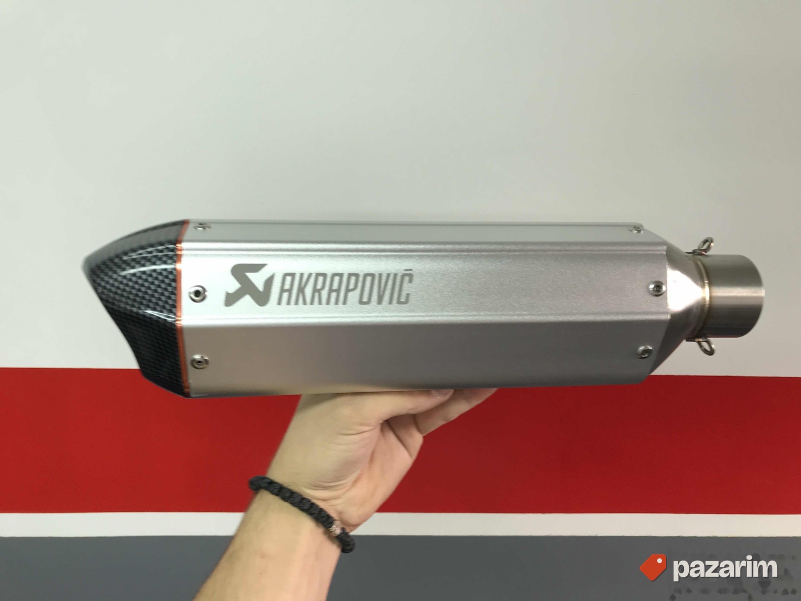Auspuh za motor 42cm - Akrapovic Silver 5