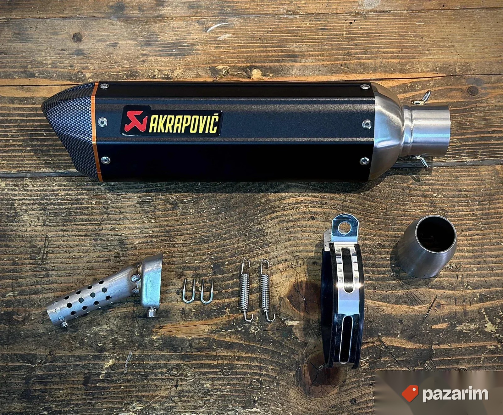 Auspuh za motor 42cm - Black Akrapovic 1