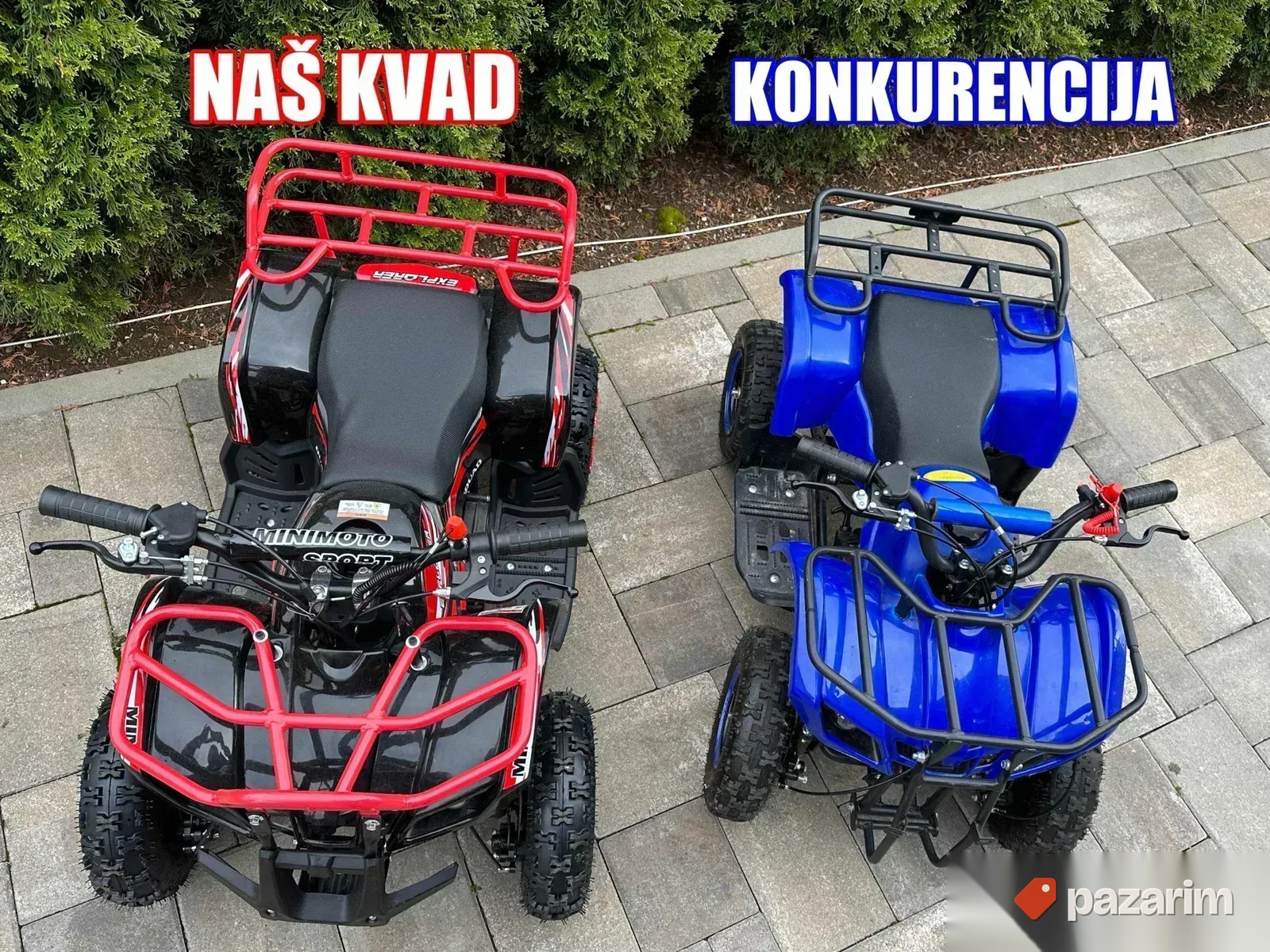 Kvad za decu 50cc -  GRATIS DOSTAVA atv mini deciji pocket 2