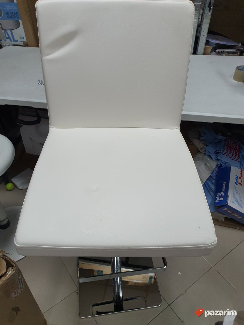 Barska Stolica Hrom-Bela 42x53x92-113cm - Robas Lund 5