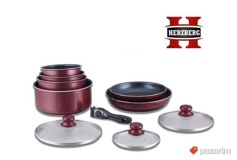 Set Kuhinjskog Posudja Od 10 Komada HERZBERG HG-5000BR 2