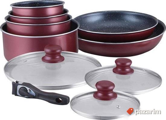 Set Kuhinjskog Posudja Od 10 Komada HERZBERG HG-5000BR 4