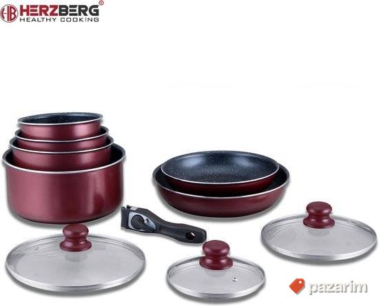 Set Kuhinjskog Posudja Od 10 Komada HERZBERG HG-5000BR 5