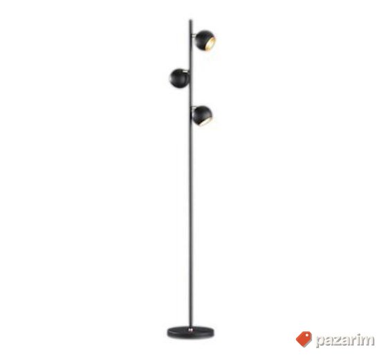 Podna Lampa Mat-Crna IP20 155x23cm - Trio 1