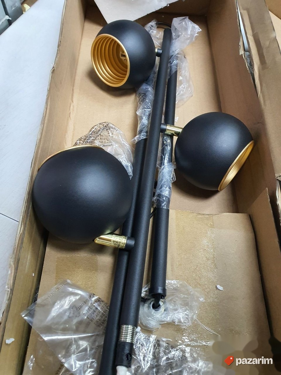 Podna Lampa Mat-Crna IP20 155x23cm - Trio 3