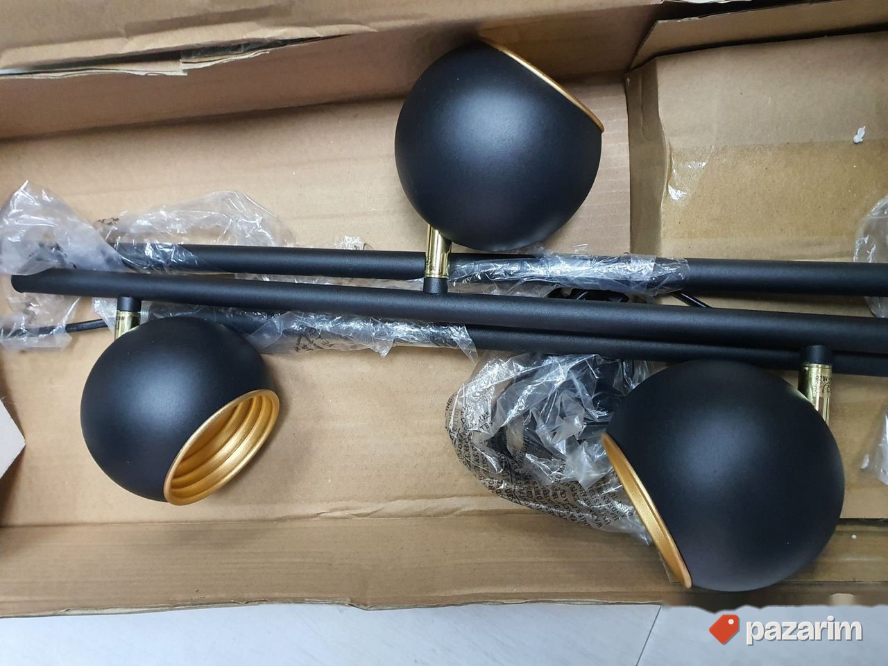 Podna Lampa Mat-Crna IP20 155x23cm - Trio 4