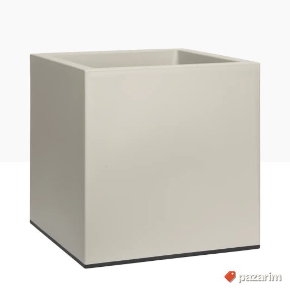 Saksija sa Tockicima 39x41x39cm Toplo Siva - Elho 1