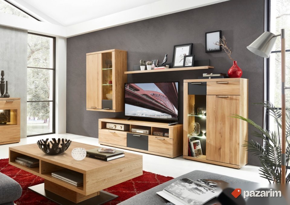 Zidna Polica 160x16x25cm Natural - Innostyle 1