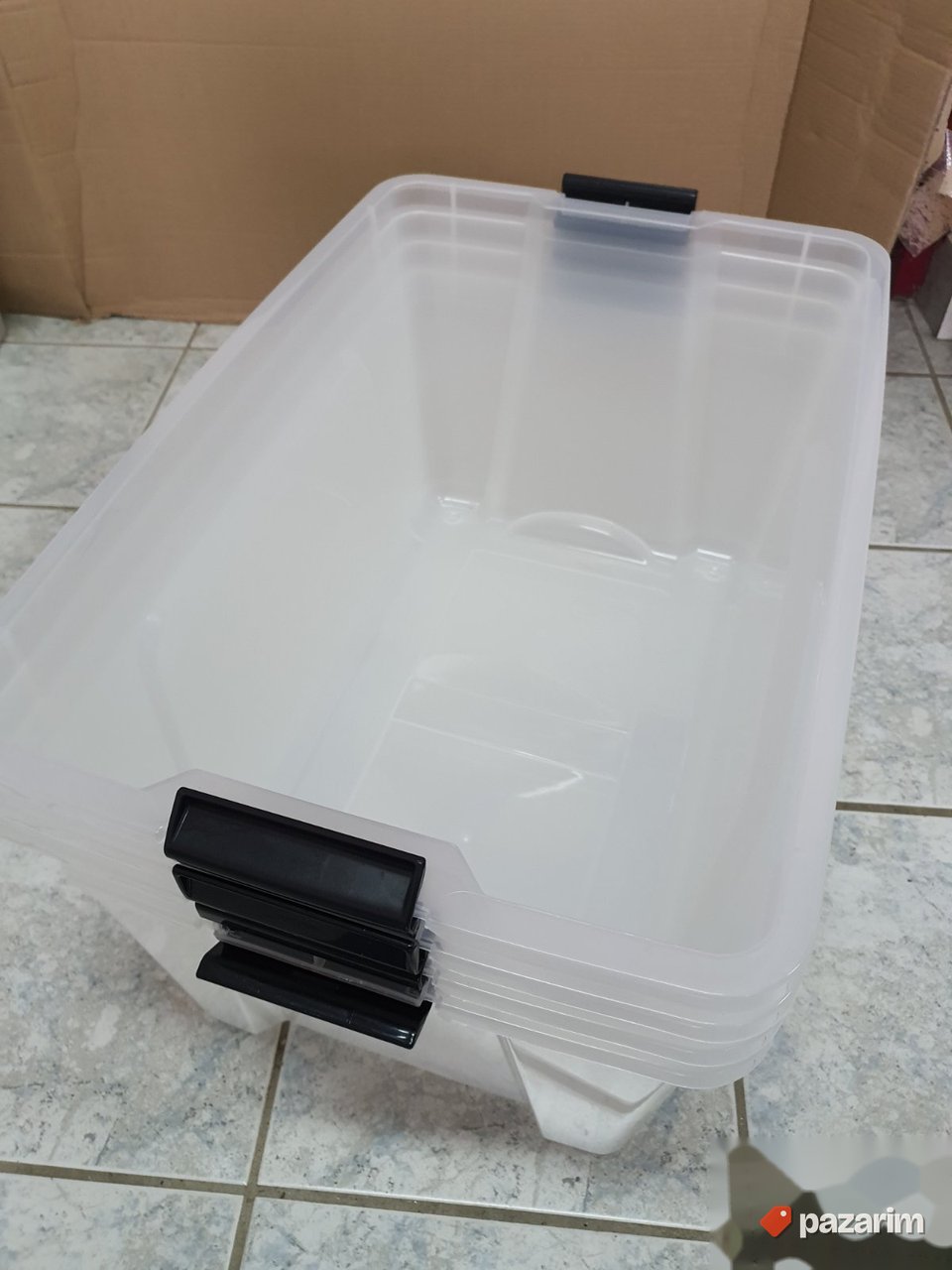 Set 2 Plasticne Kutije za Odlaganje 45L 58x39x34cm - Iris #6 5
