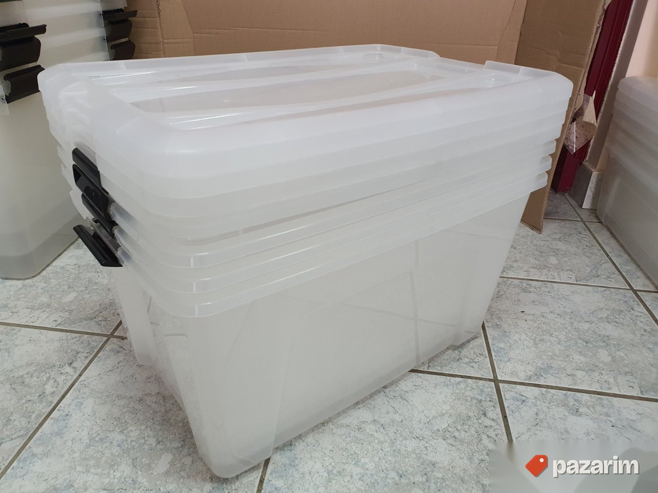 Set 2 Plasticne Kutije za Odlaganje 45L 58x39x34cm - Iris #6 6