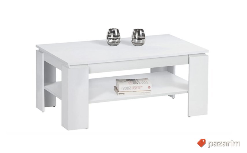 Klub Sto sa Fiokom 100x44x60cm Beli - Trendteam 8