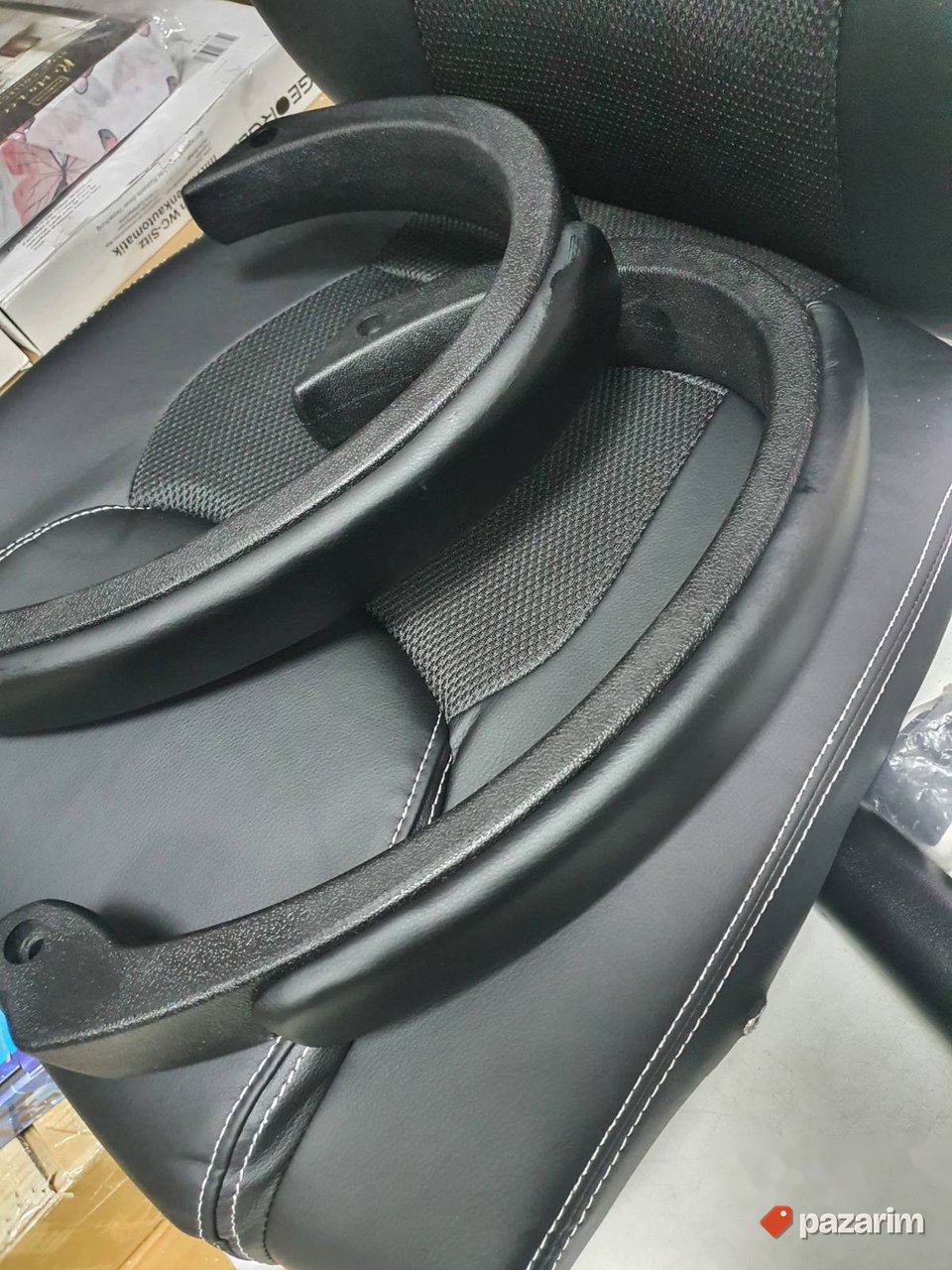 Kancelarijska Stolica (Crna) do 150kg OBG56B- Songmics 8