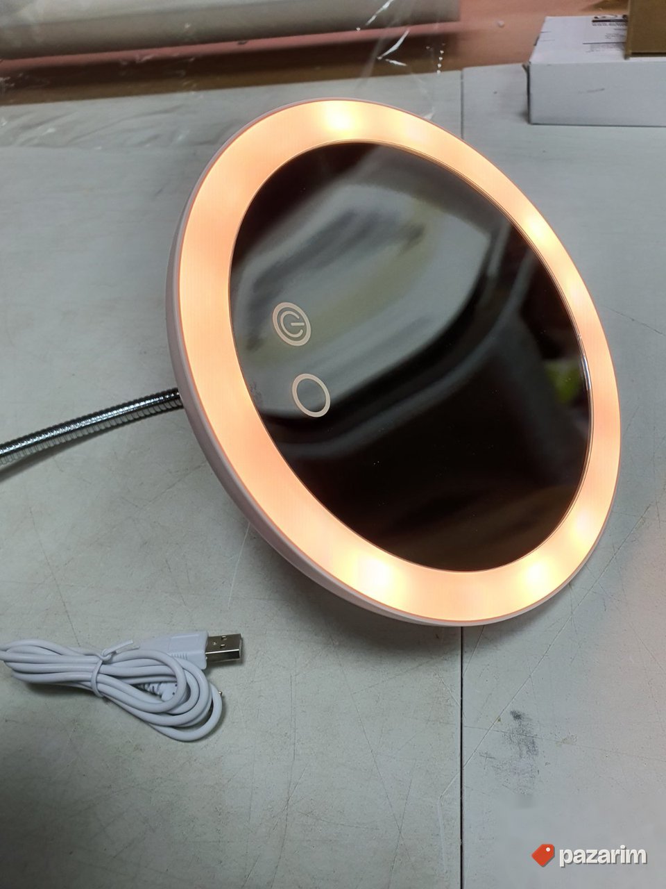 Ogledalo za Sminkanje sa Led Svetlom 17,2cm- Orange Tech 2