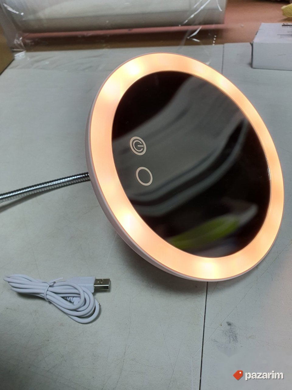 Ogledalo za Sminkanje sa Led Svetlom 17,2cm- Orange Tech 3