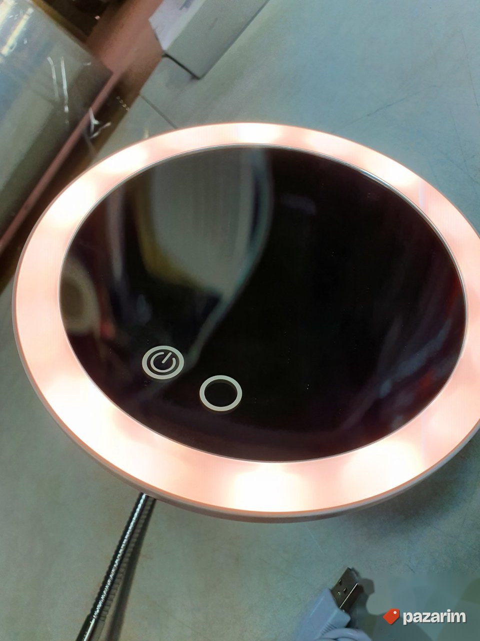 Ogledalo za Sminkanje sa Led Svetlom 17,2cm- Orange Tech 8