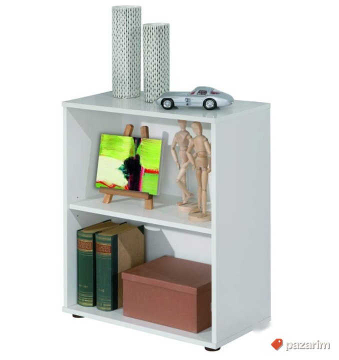 Polica Bela 60x75x30cm Inter Arco 1 Boden 1