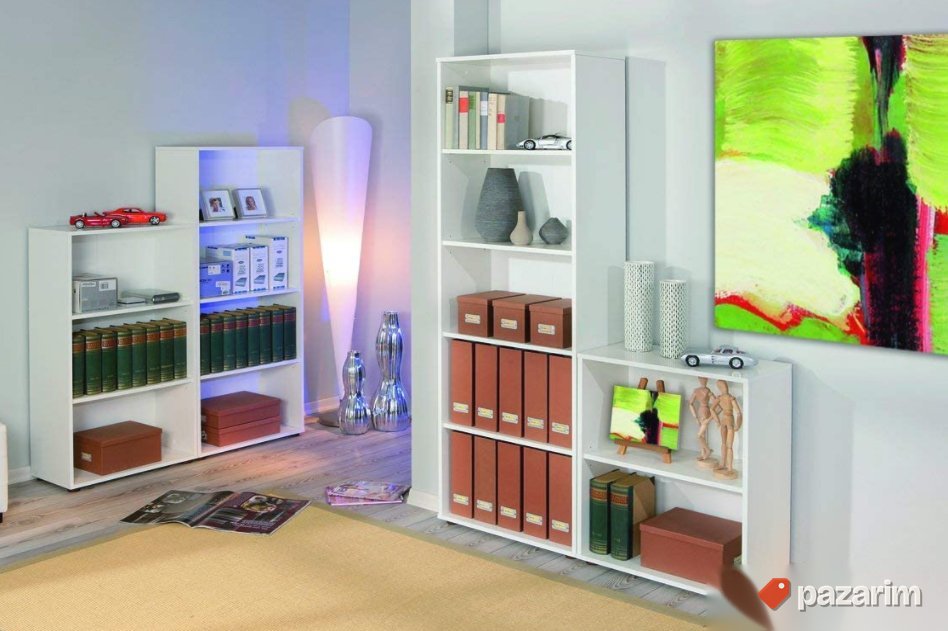 Polica Bela 60x75x30cm Inter Arco 1 Boden 6
