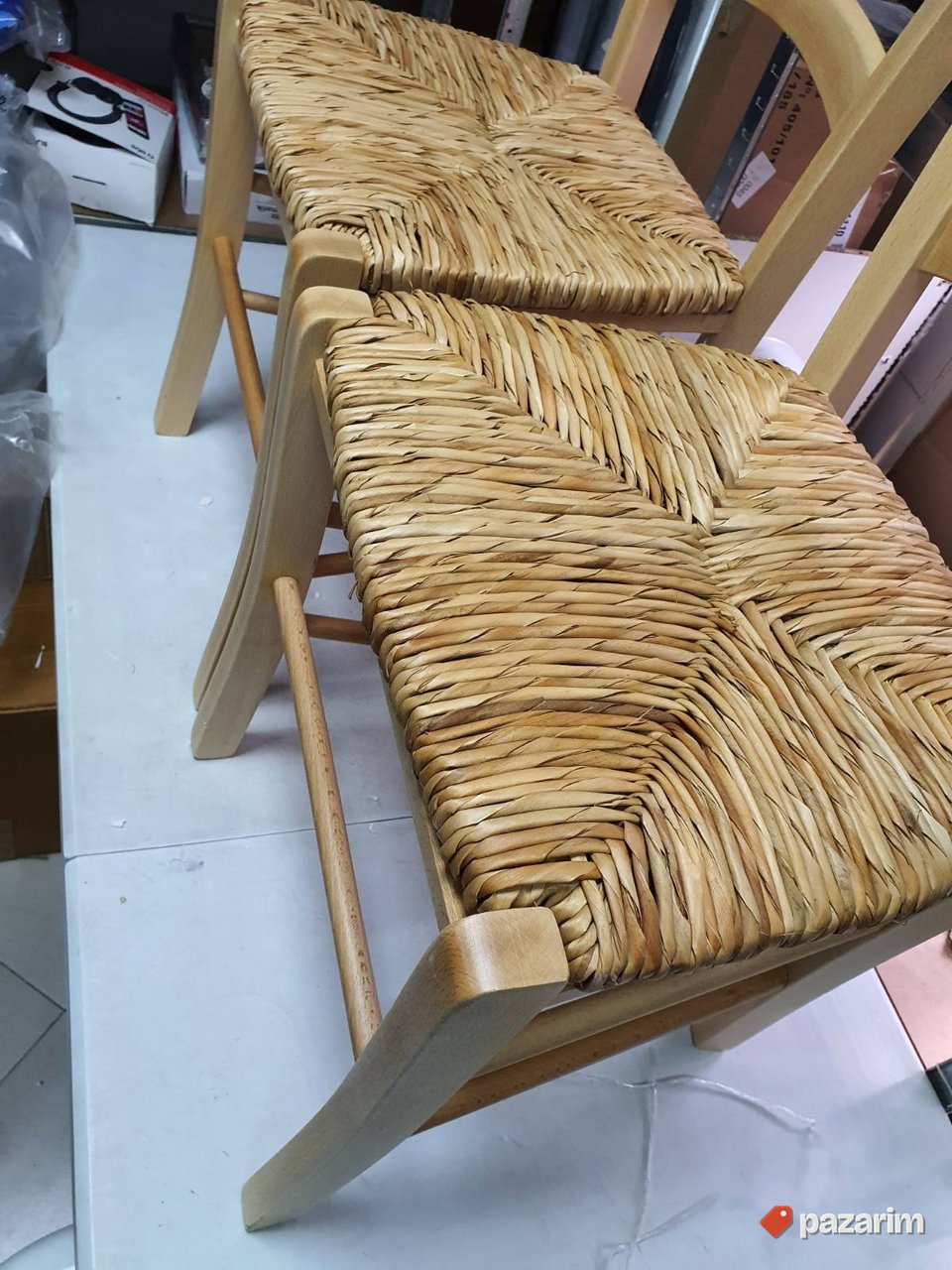 Set 2 Bastenske Stolice od Bukovog Drveta do120kg- Wooden 2
