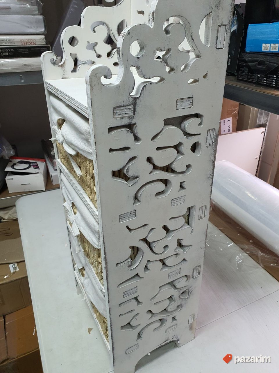 Retro Nocni Ormaric- Komoda 28.5x22x78cm - Rebecca 2