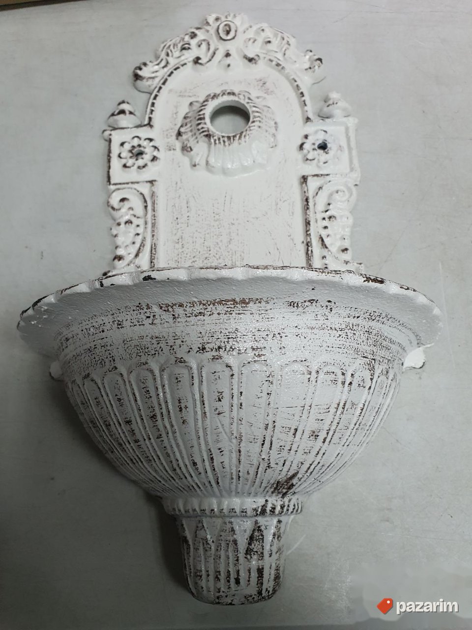 Retro Zidni Lavabo sa Slavinom 40x24.5x13cm- Relaxdays 3