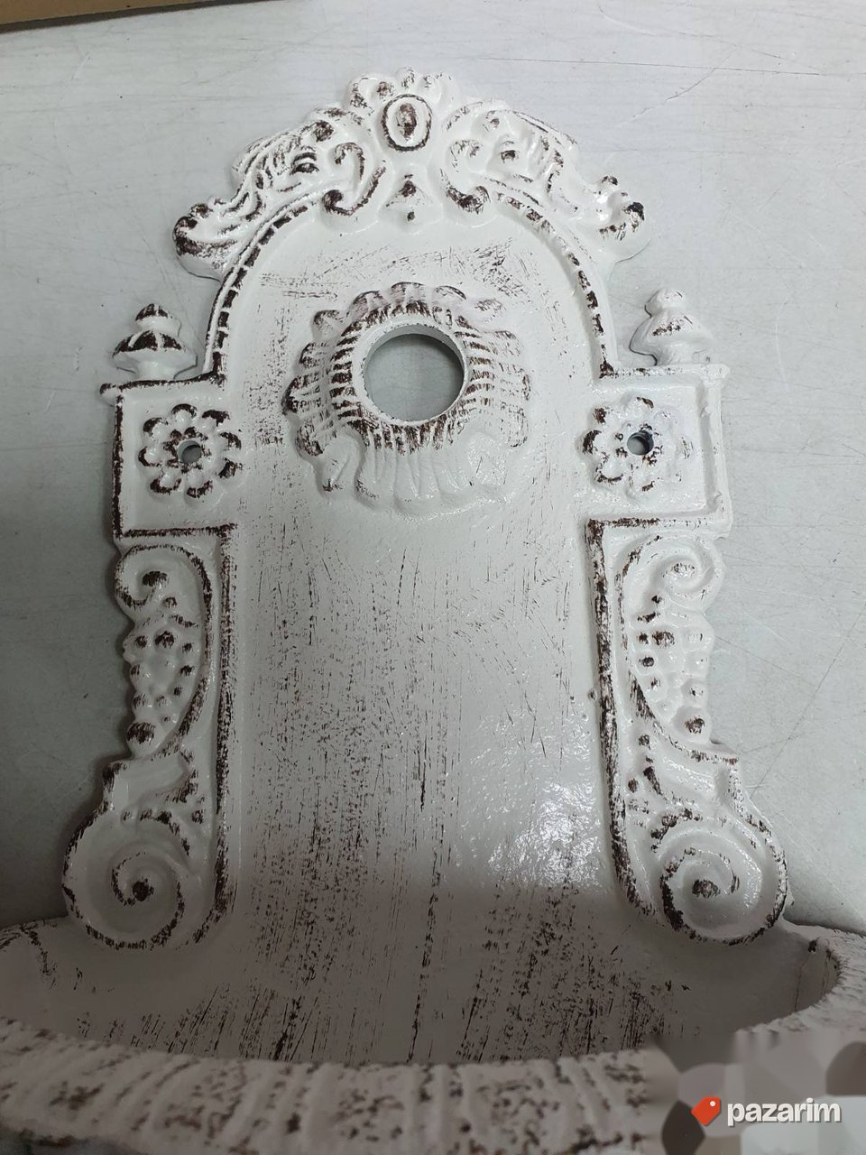 Retro Zidni Lavabo sa Slavinom 40x24.5x13cm- Relaxdays 8