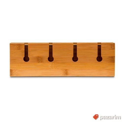 Polica za Vino i Case od Bambusa 17x37x11.5cm - Relaxdays 5