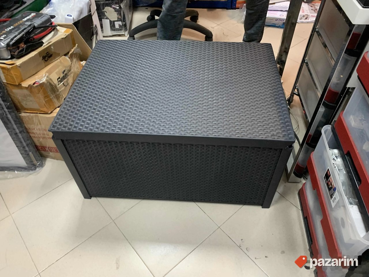 Bastenska Ratan Kutija za Odlaganje 79x59x42cm- Allibert 8