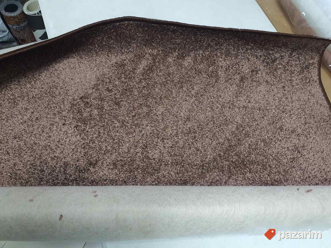 Tepih 100x100cm 1,6kg/m2 Braon Polipropilen #7 2