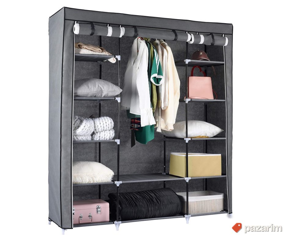 Modularni Garderober 150x175x45cm Sivi- Ribelli 1