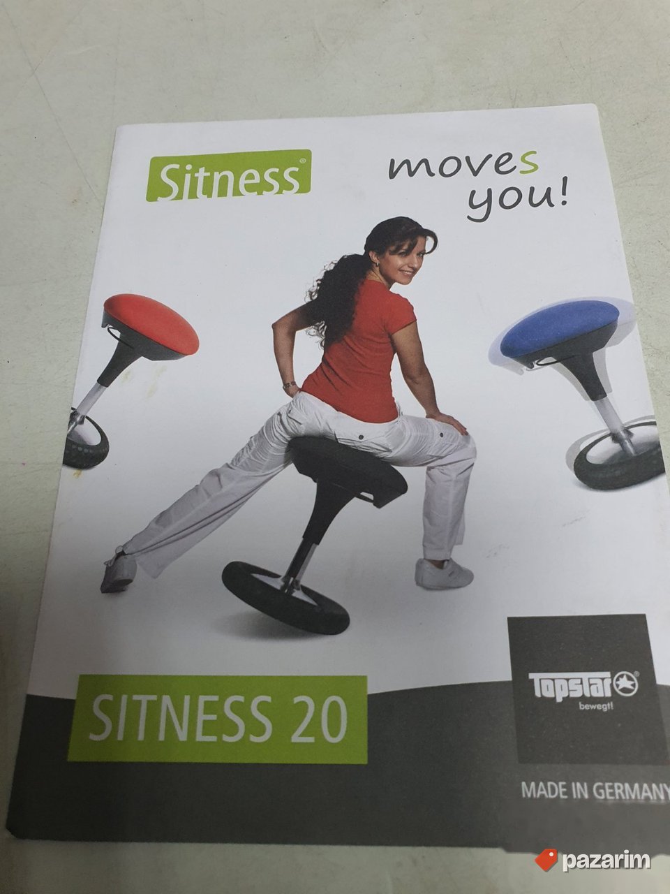 Fitnes Balans Stolica do 120kg 43 - 56 cm Oranz - TopStar 4