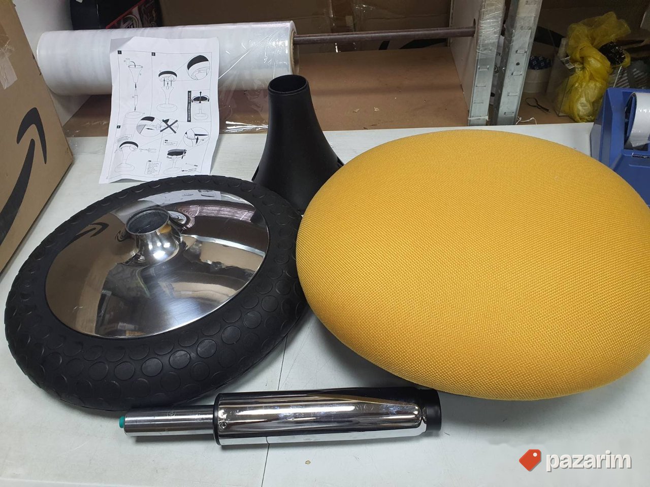 Fitnes Balans Stolica do 120kg 43 - 56 cm Oranz - TopStar 6