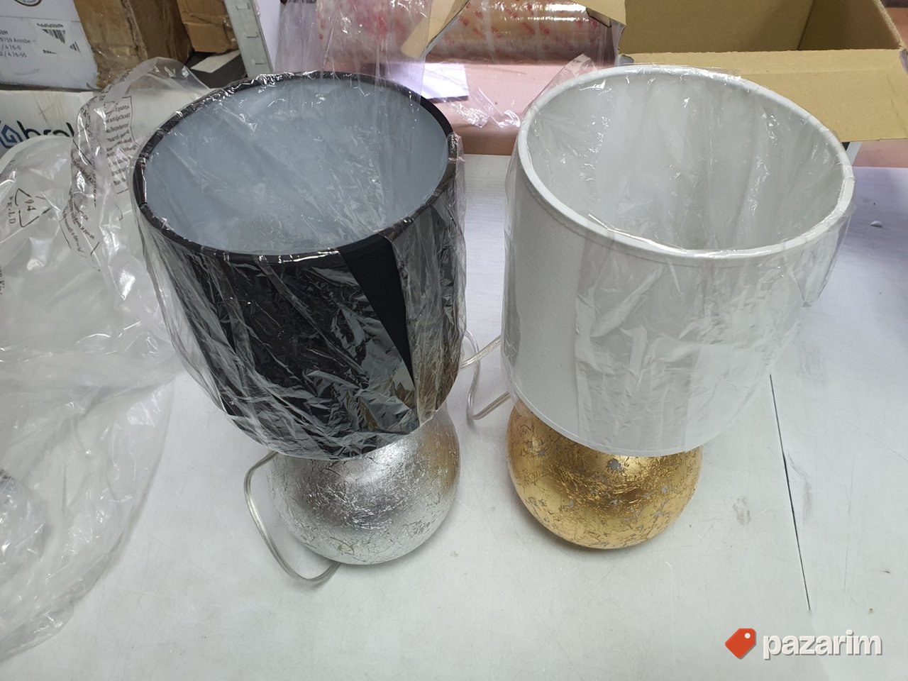 Set 2 Retro Lampe Crna i Bela 10W - Wofi 3