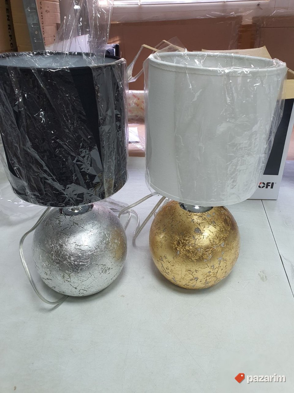 Set 2 Retro Lampe Crna i Bela 10W - Wofi 4