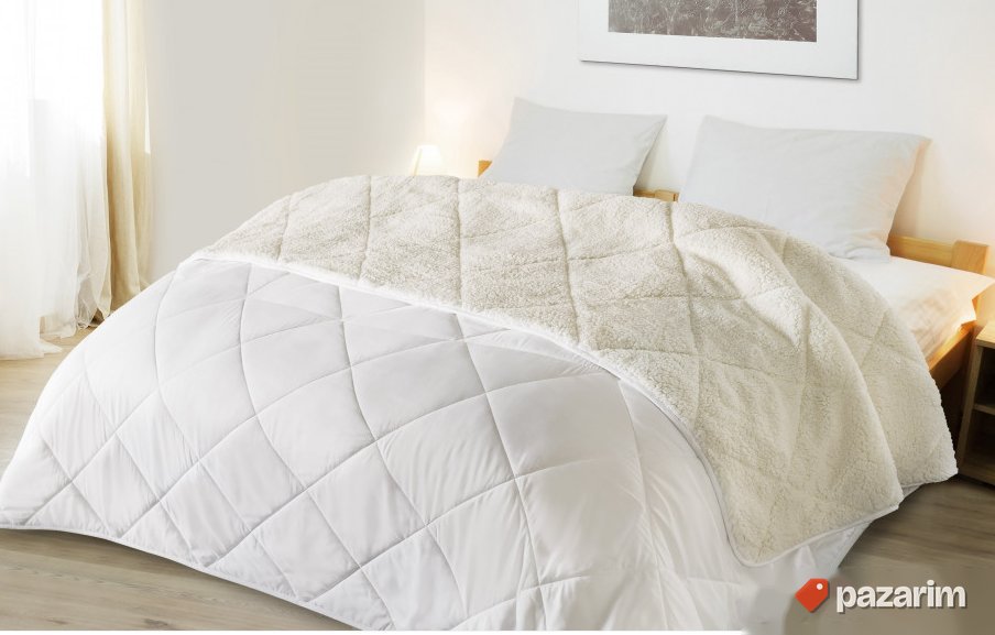 2u1 Jorgan - Jastuk 200x200cm 100% Poliester - Sherpa #3 6