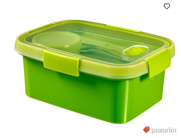 Posuda za Hranu sa priborom 1.2L Zelena - Curver 1