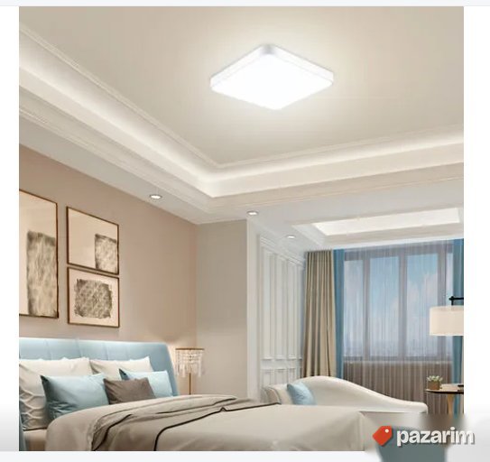 Led Plafonjera Metal-Plastika Ip20 - Hommoo 1