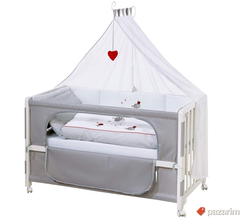 Drveni Krevetac za Decu 60x120cm Beli - Roba 1