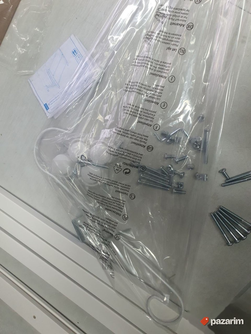 Drveni Krevetac za Decu 60x120cm Beli - Roba 4