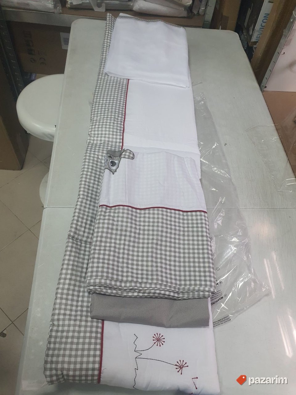 Drveni Krevetac za Decu 60x120cm Beli - Roba 5