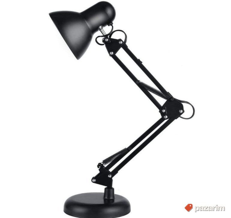 Sklopiva Stona Lampa Crna-Metalna 28x16x28cm - Luminaria 7