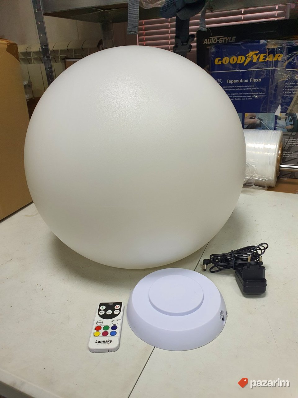 Led RGB+Daljinac Lopta 40cm dimmable Punjiva Lumisky Bibby 2