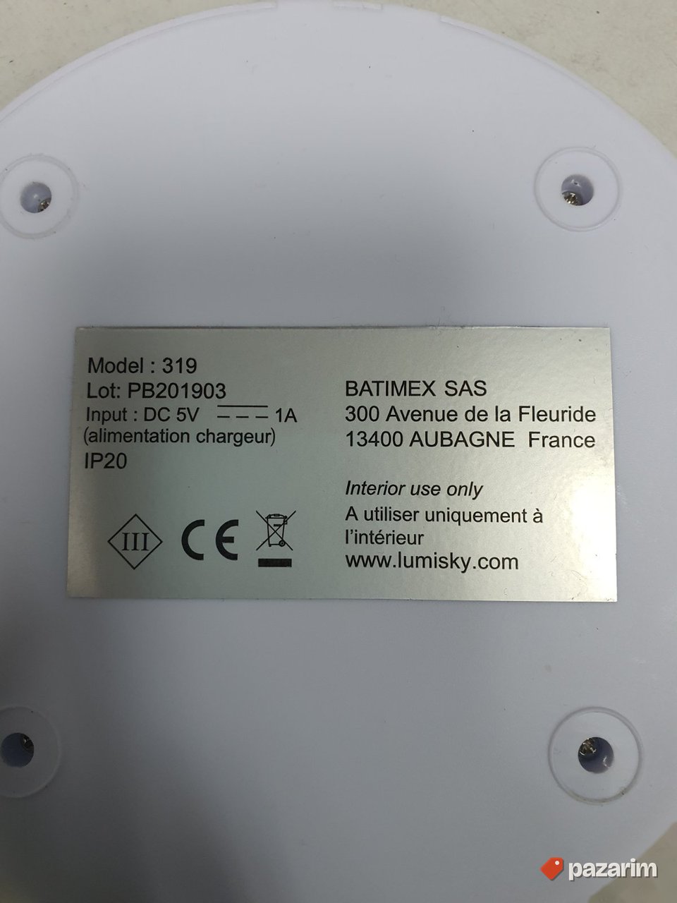 Led RGB+Daljinac Lopta 40cm dimmable Punjiva Lumisky Bibby 3