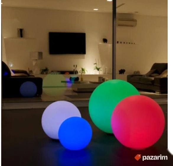 Led RGB+Daljinac Lopta 40cm dimmable Punjiva Lumisky Bibby 6
