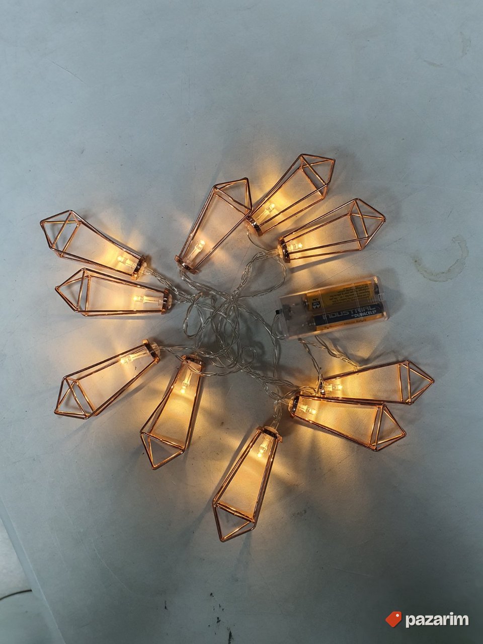 LED Lampe 10kom 1,5M na Baterije Dijamant Toplo Belo Arestor 2