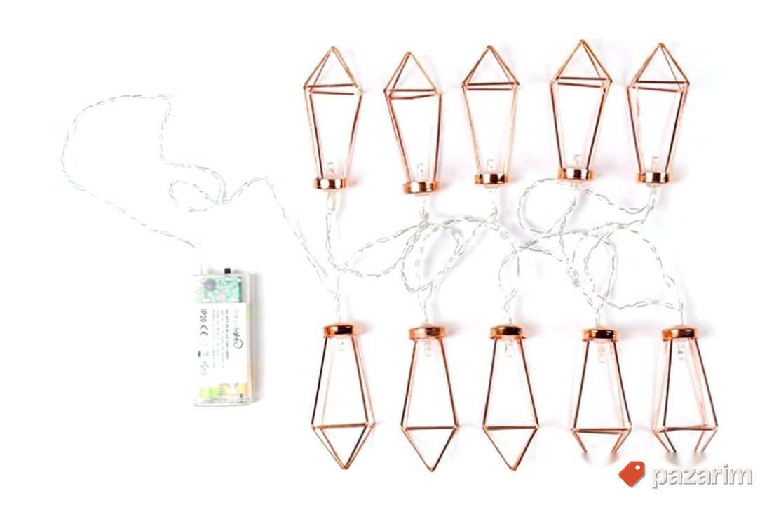 LED Lampe 10kom 1,5M na Baterije Dijamant Toplo Belo Arestor 6