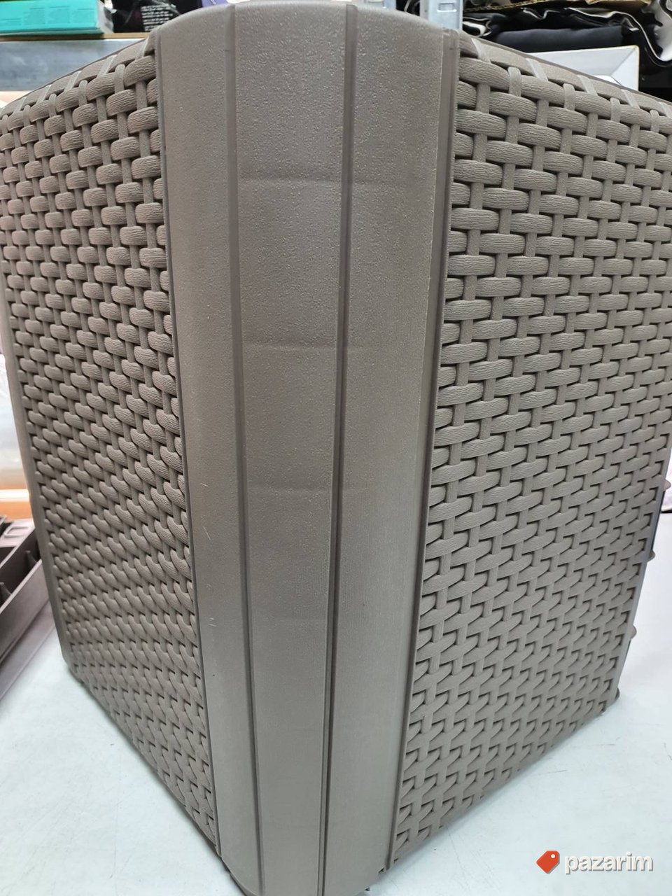 Ratan Bastenski Stocic 39x39x43cm Braon- Allibert 2