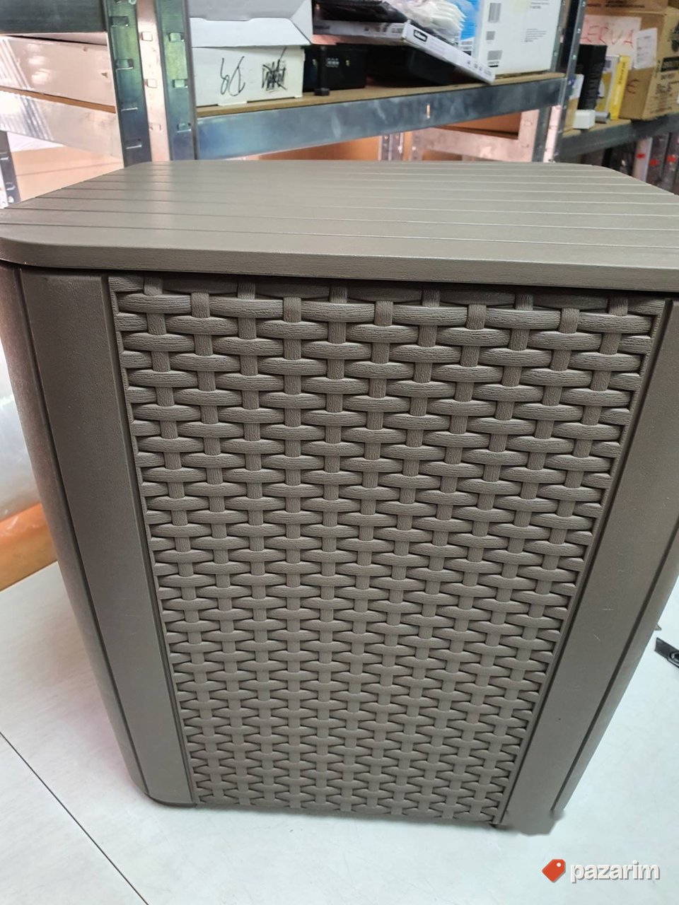Ratan Bastenski Stocic 39x39x43cm Braon- Allibert 6